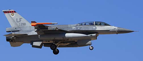 Singapore Air Force General Dynamics F-16D Block 52 Fighting Falcon 94-0281 of the 425th Fighter Squadron Black Widows